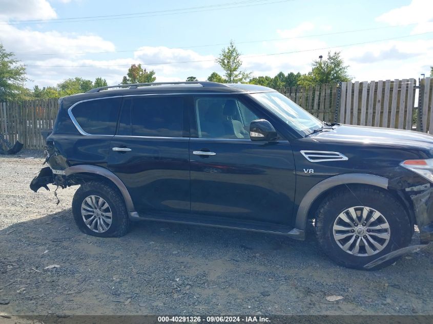 2017 Nissan Armada Sv VIN: JN8AY2NC7H9503161 Lot: 40291326