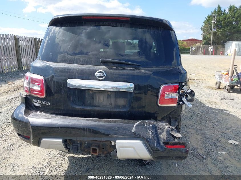 2017 Nissan Armada Sv VIN: JN8AY2NC7H9503161 Lot: 40291326