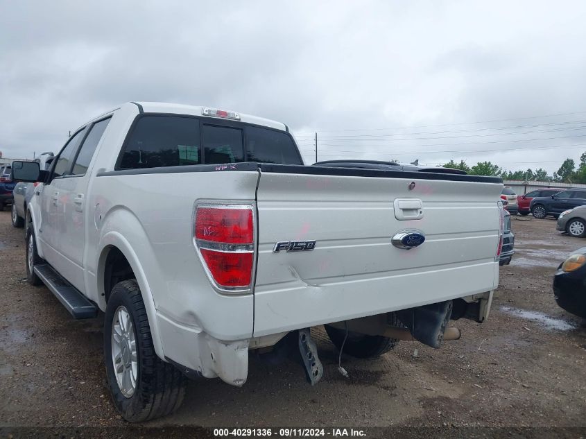 2013 Ford F-150 Supercrew VIN: 1FTFW1CT4DFE02787 Lot: 40291336