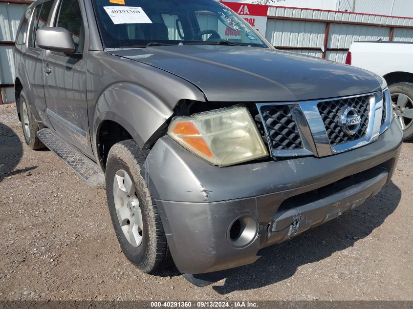 2005 Nissan Pathfinder Xe VIN: 5N1AR18W85C702092 Lot: 40291360