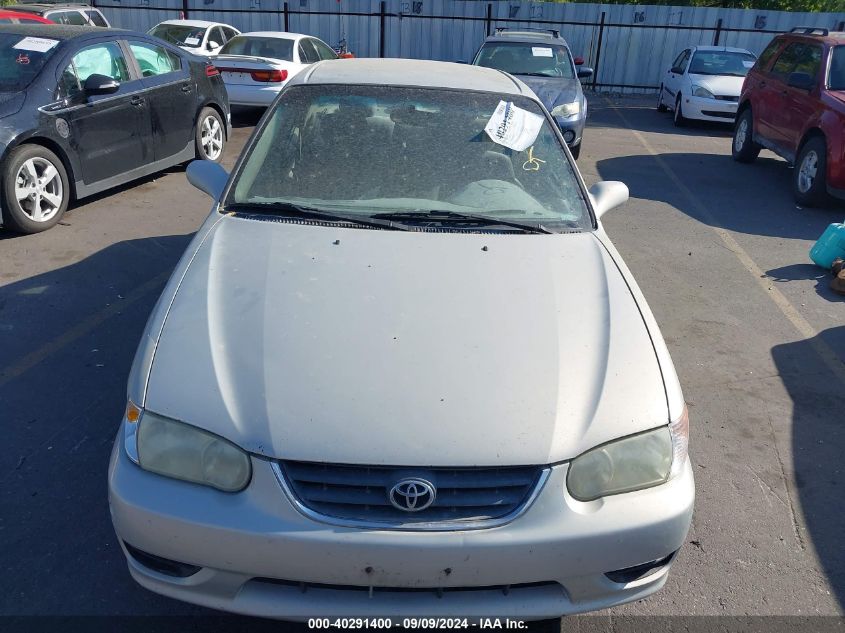 2001 Toyota Corolla Le VIN: 2T1BR12E51C510834 Lot: 40291400