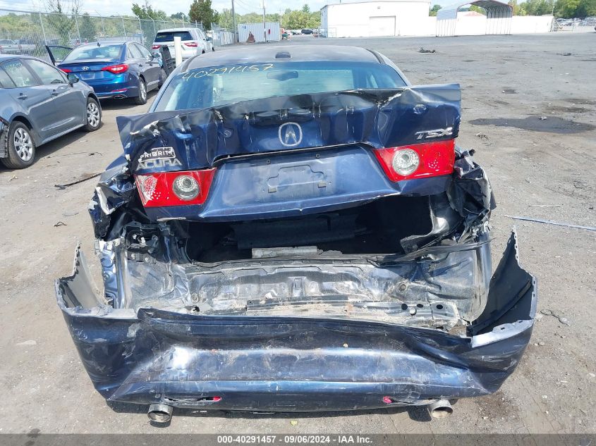 2006 Acura Tsx VIN: JH4CL96966C027756 Lot: 40291457