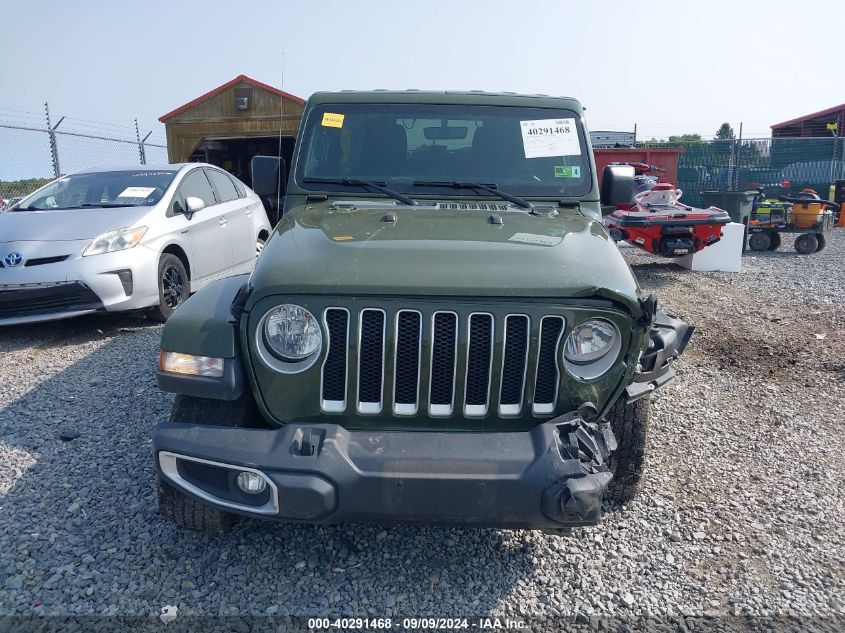 2021 Jeep Wrangler Unlimited Sahara 4X4 VIN: 1C4HJXEG7MW550104 Lot: 40291468