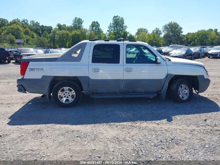 2002 Chevrolet Avalanche C1500 VIN: 3GNEC13T52G158624 Lot: 40291497