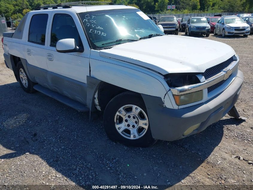 2002 Chevrolet Avalanche C1500 VIN: 3GNEC13T52G158624 Lot: 40291497