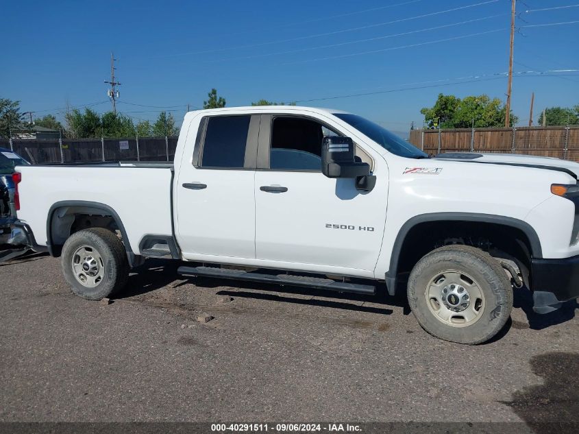 2021 Chevrolet Silverado 2500Hd 4Wd Double Cab Standard Bed Wt VIN: 1GC5YLE72MF278648 Lot: 40291511