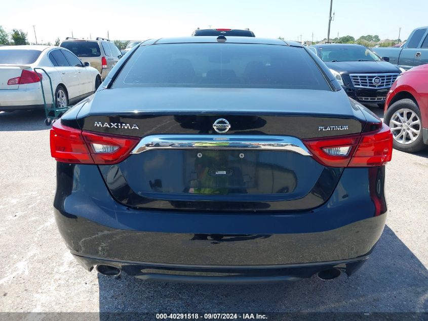 2016 Nissan Maxima 3.5 Platinum/3.5 S/3.5 Sl/3.5 Sr/3.5 Sv VIN: 1N4AA6AP0GC383520 Lot: 40291518