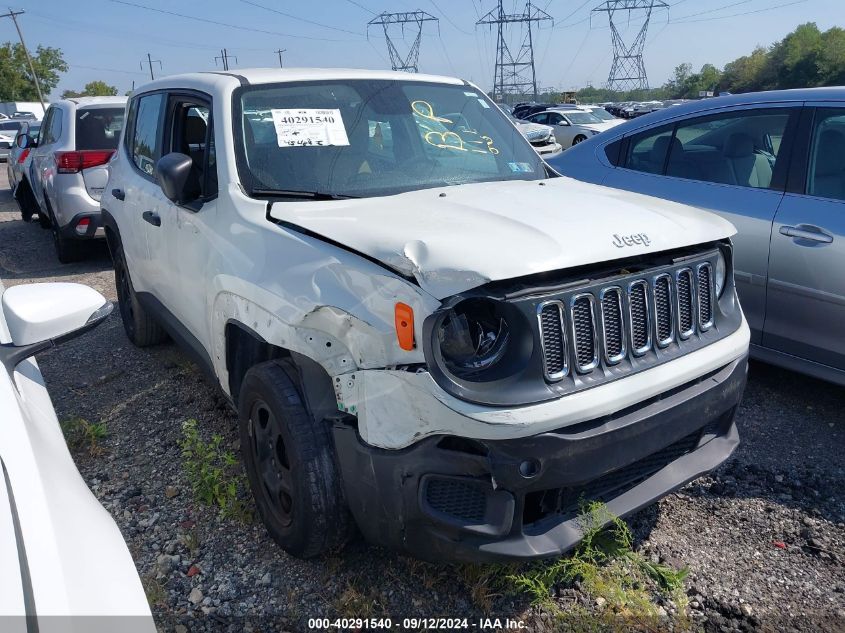 2018 Jeep Renegade Sport 4X4 VIN: ZACCJBAB1JPJ51606 Lot: 40291540