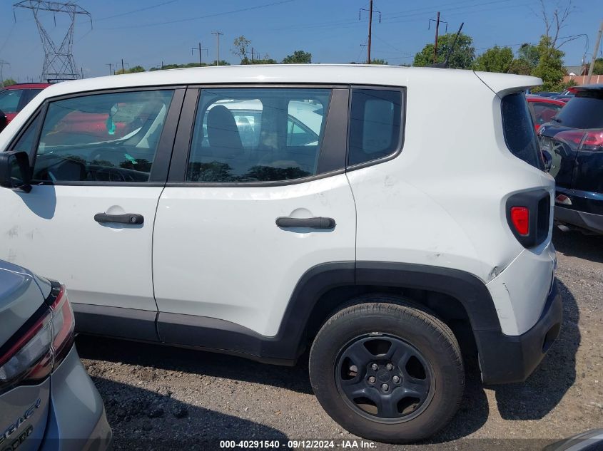 2018 Jeep Renegade Sport 4X4 VIN: ZACCJBAB1JPJ51606 Lot: 40291540