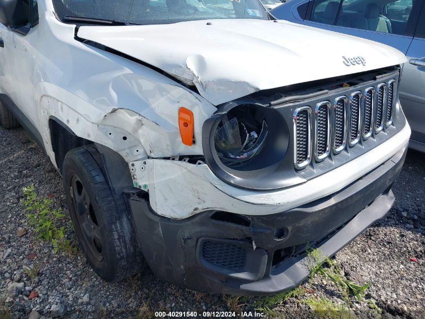 2018 Jeep Renegade Sport 4X4 VIN: ZACCJBAB1JPJ51606 Lot: 40291540