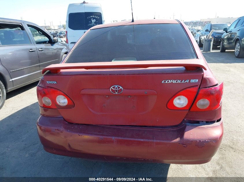 2006 Toyota Corolla Ce VIN: JTDBR32E560099108 Lot: 40291544