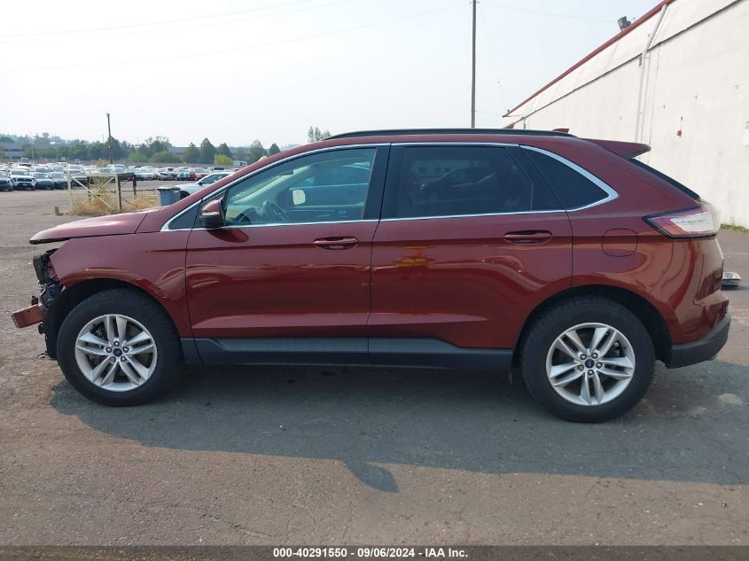 2015 Ford Edge Sel VIN: 2FMTK4J98FBB96073 Lot: 40291550