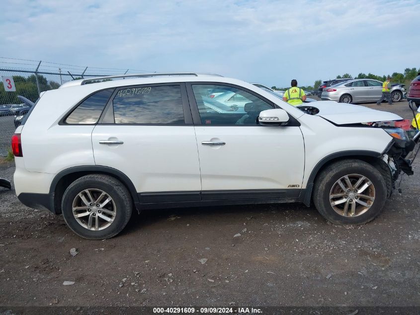 2015 Kia Sorento Lx VIN: 5XYKTCA69FG652641 Lot: 40291609