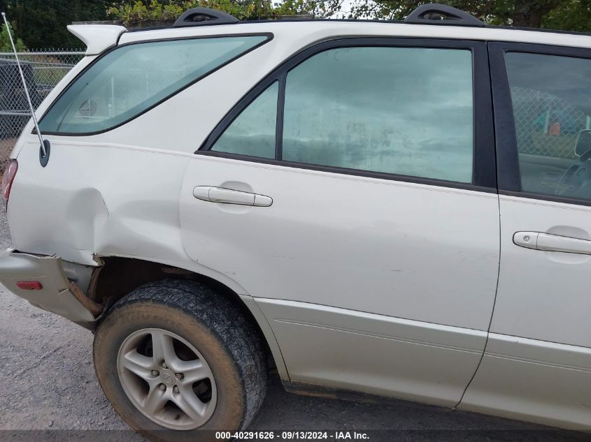 2000 Lexus Rx 300 300 VIN: JT6HF10U9Y0164926 Lot: 40291626