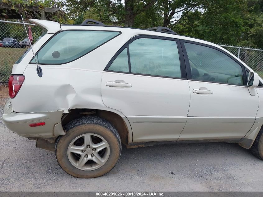 2000 Lexus Rx 300 300 VIN: JT6HF10U9Y0164926 Lot: 40291626