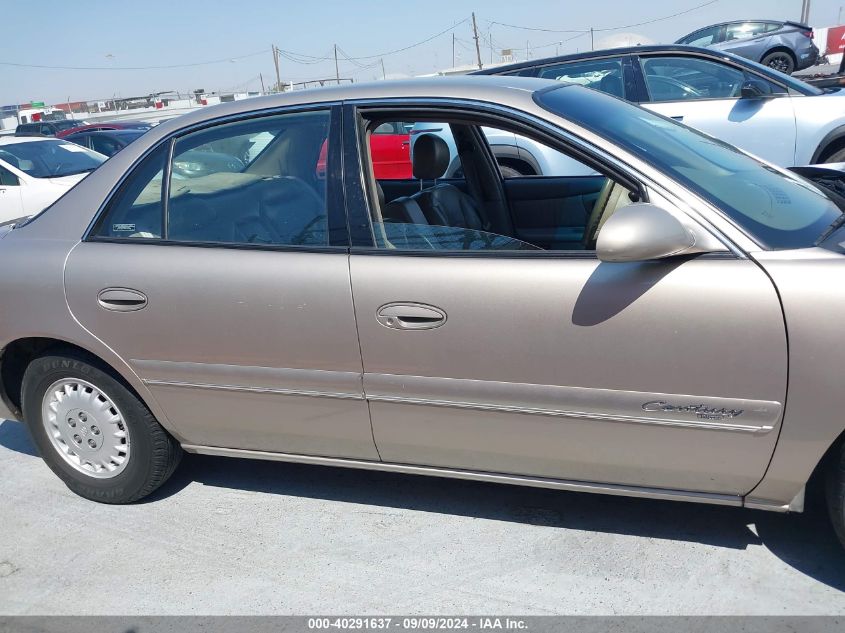 2001 Buick Century Limited VIN: 2G4WY55J711109803 Lot: 40291637