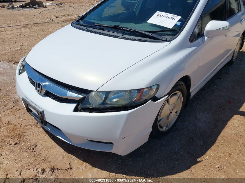 2010 Honda Civic Hybrid VIN: JHMFA3F25AS000680 Lot: 40291690