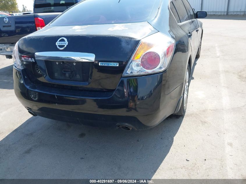 2010 Nissan Altima Hybrid VIN: 1N4CL2AP6AC129457 Lot: 40291697