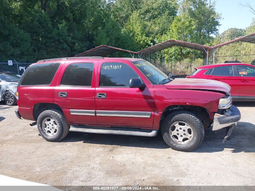 2005 Chevrolet Tahoe Ls VIN: 1GNEK13T55J191077 Lot: 40291877