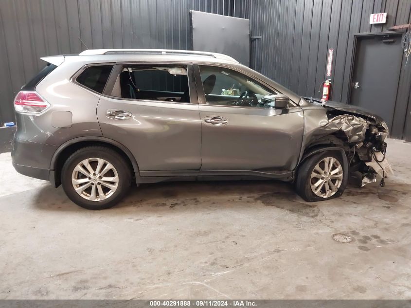 2015 Nissan Rogue Sv VIN: KNMAT2MV9FP574741 Lot: 40291888