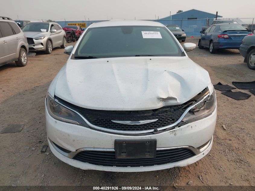 2015 Chrysler 200 Limited VIN: 1C3CCCAB5FN756056 Lot: 40291926