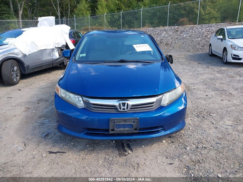 2012 Honda Civic Lx VIN: 2HGFB2F56CH578981 Lot: 40291942