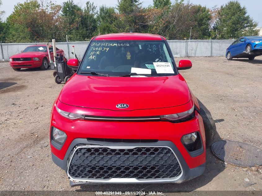 2021 Kia Soul S VIN: KNDJ23AU9M7766839 Lot: 40291949