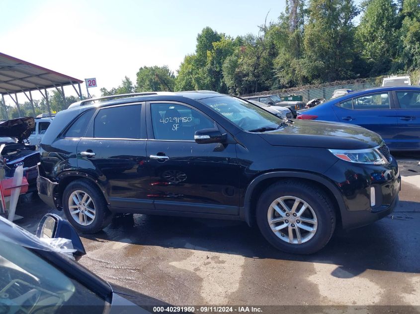 2014 Kia Sorento Lx VIN: 5XYKT3A68EG439954 Lot: 40291950