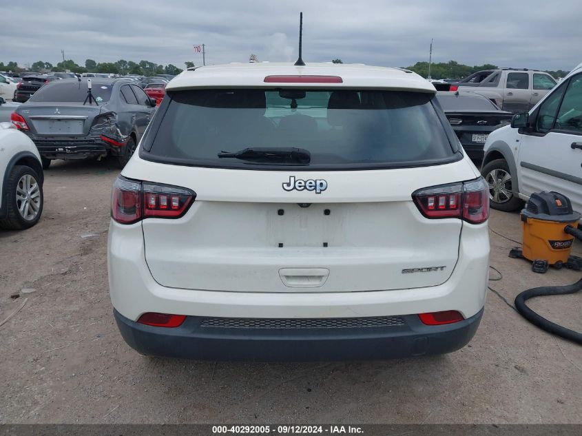 2018 Jeep Compass Sport VIN: 3C4NJCAB7JT318819 Lot: 40292005