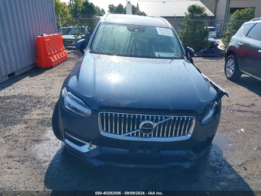 2022 Volvo Xc90 Recharge Plug-In Hybrid T8 Inscription 7 Passenger VIN: YV4BR0CLXN1816555 Lot: 40292006