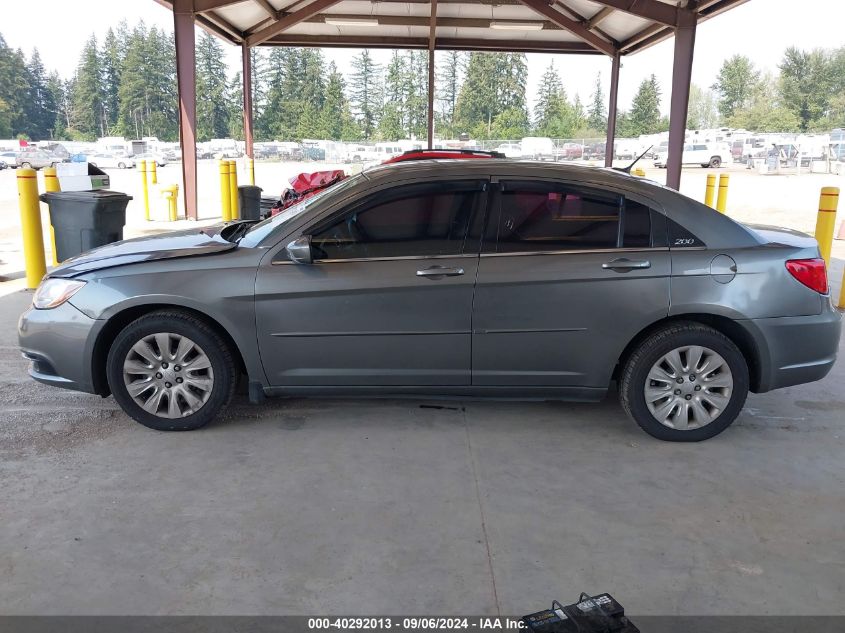 2012 Chrysler 200 Lx VIN: 1C3CCBAB3CN212791 Lot: 40292013