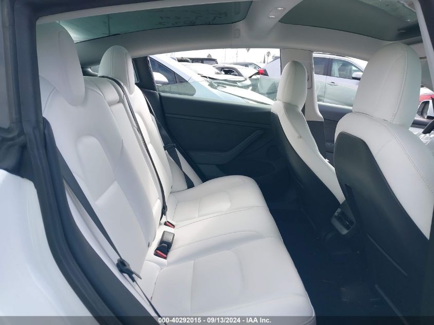 2021 Tesla Model 3 Standard Range Plus Rear-Wheel Drive VIN: 5YJ3E1EA8MF000826 Lot: 40292015