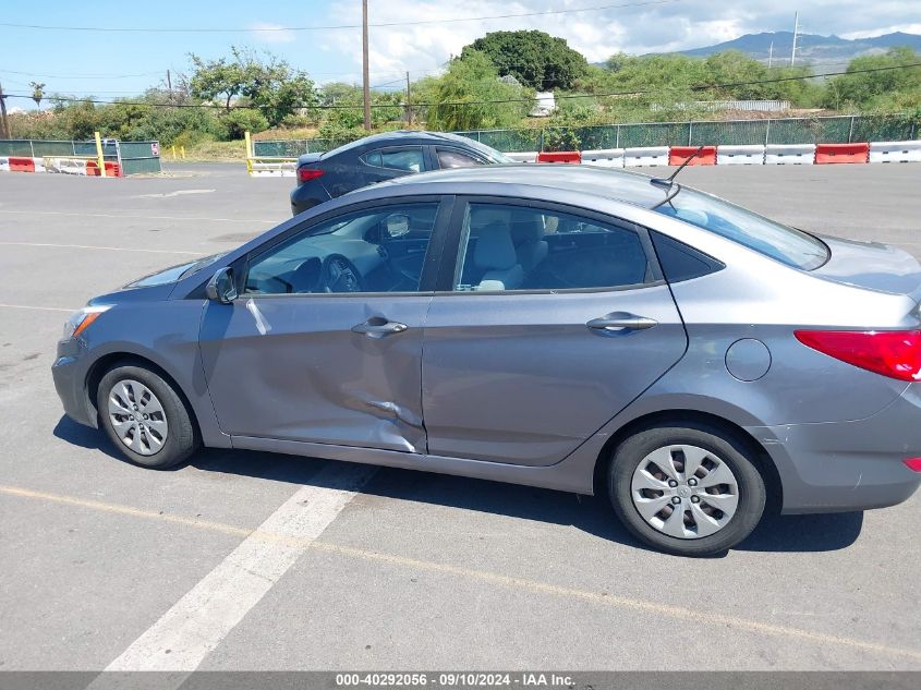 2016 Hyundai Accent Se VIN: KMHCT4AE1GU968550 Lot: 40292056