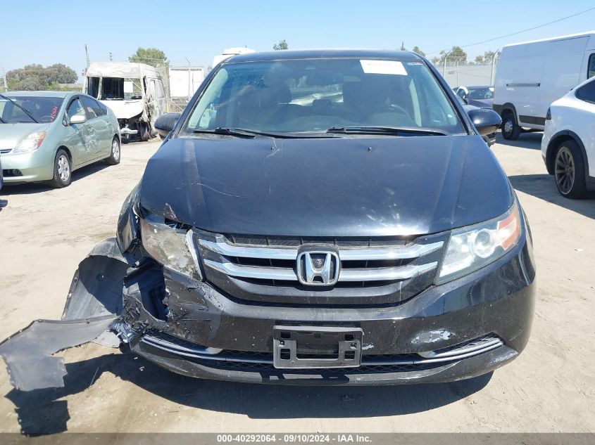 2016 Honda Odyssey Ex-L VIN: 5FNRL5H60GB093859 Lot: 40292064