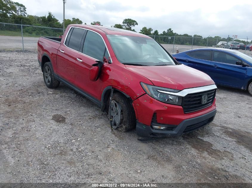 2021 Honda Ridgeline Rtl VIN: 5FPYK3F73MB026920 Lot: 40292072