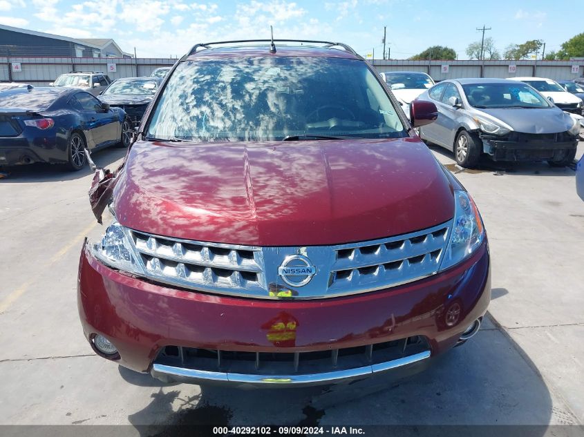 JN8AZ08T76W407199 2006 Nissan Murano Sl