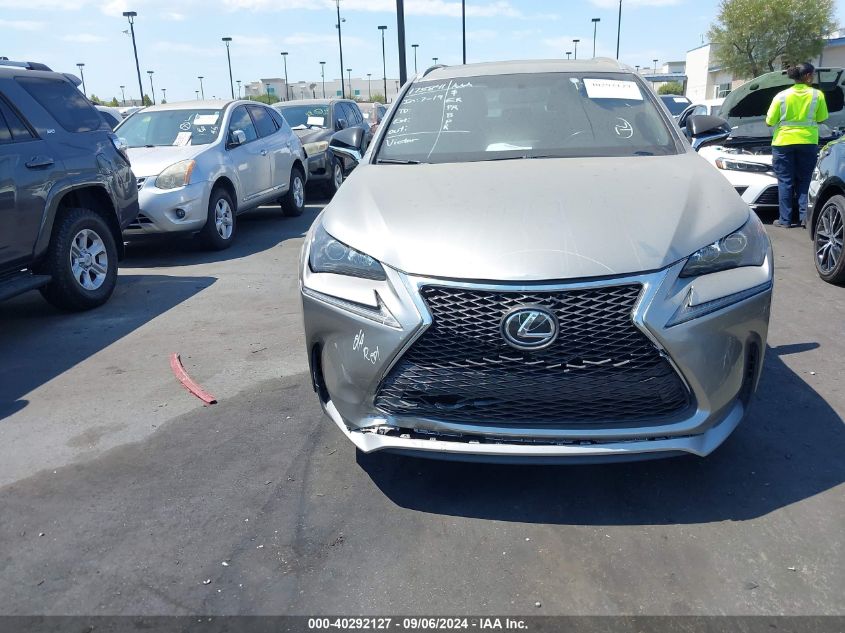 2017 Lexus Nx 200T F Sport VIN: JTJYARBZ6H2085049 Lot: 40292127