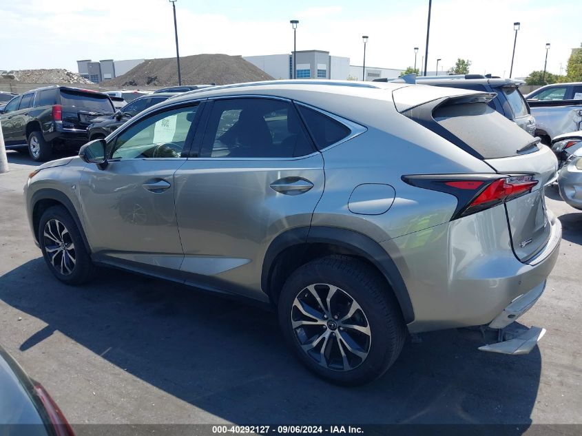 2017 Lexus Nx 200T F Sport VIN: JTJYARBZ6H2085049 Lot: 40292127