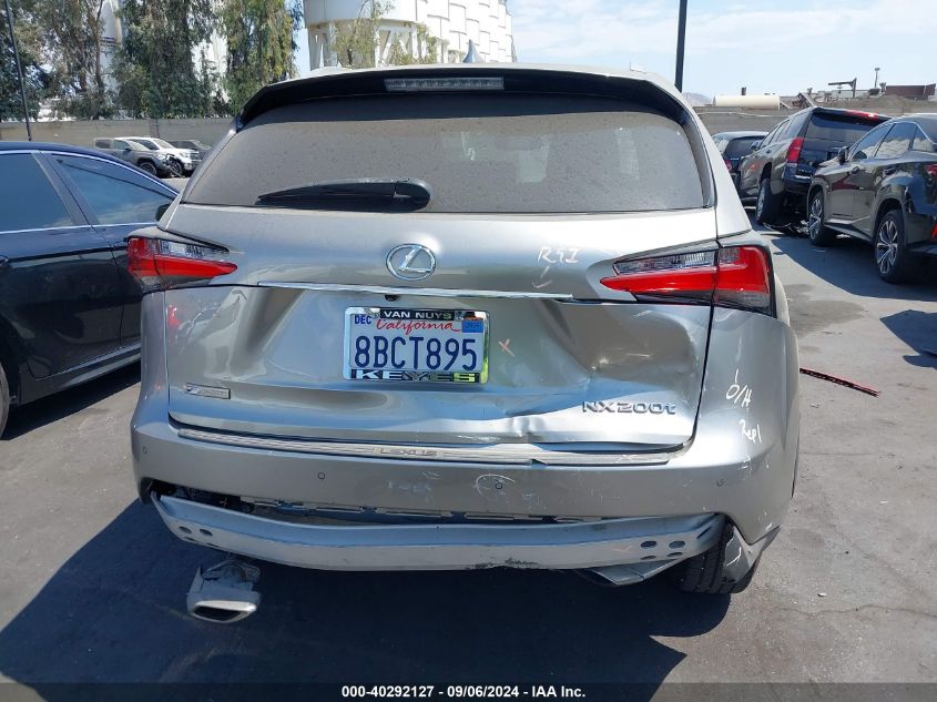 2017 Lexus Nx 200T F Sport VIN: JTJYARBZ6H2085049 Lot: 40292127