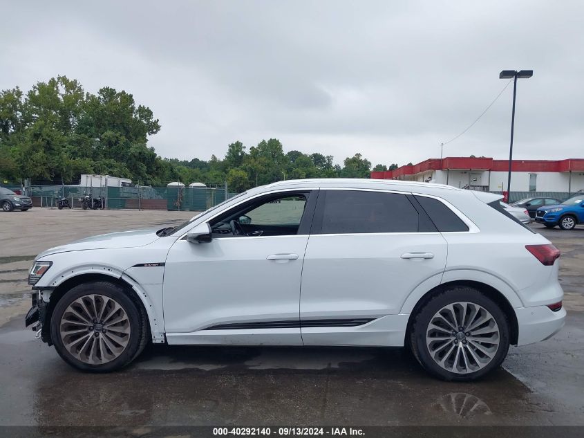 2019 Audi E-Tron Premium Plus VIN: WA1VAAGE0KB013200 Lot: 40292140