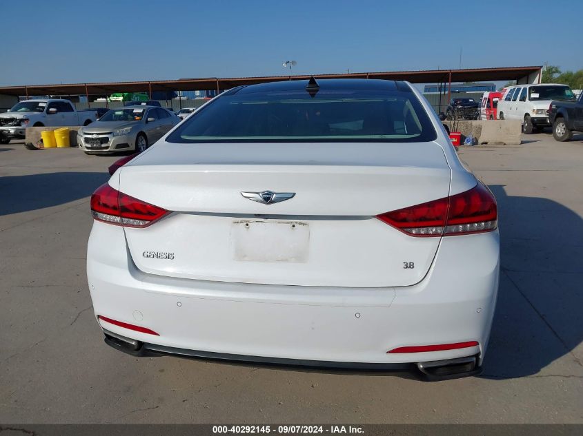 2015 Hyundai Genesis 3.8L VIN: KMHGN4JE6FU104300 Lot: 40292145