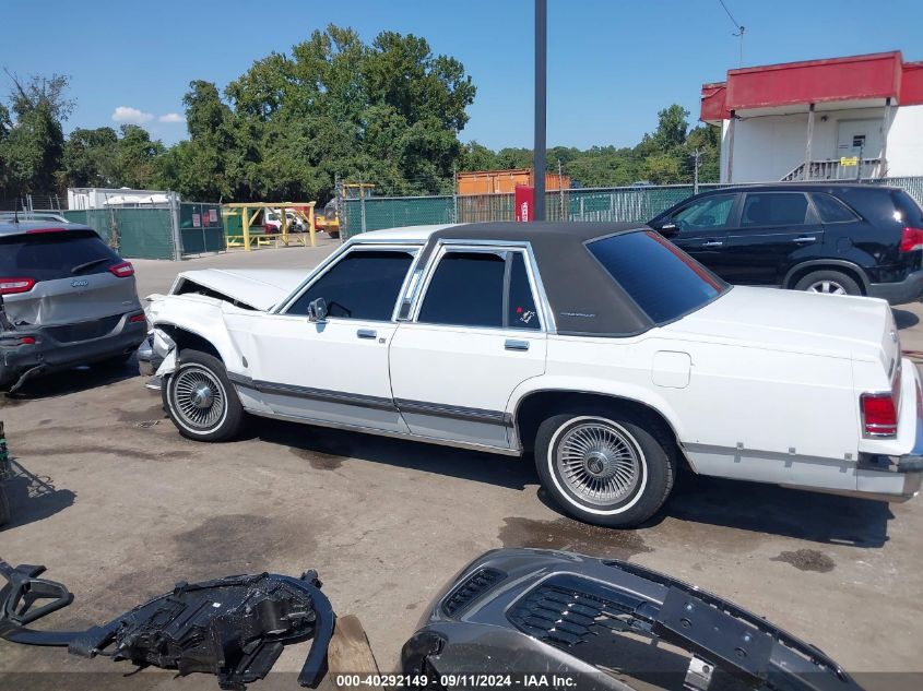 1989 Mercury Grand Marquis Gs VIN: 2MEBM74F7KX715512 Lot: 40292149