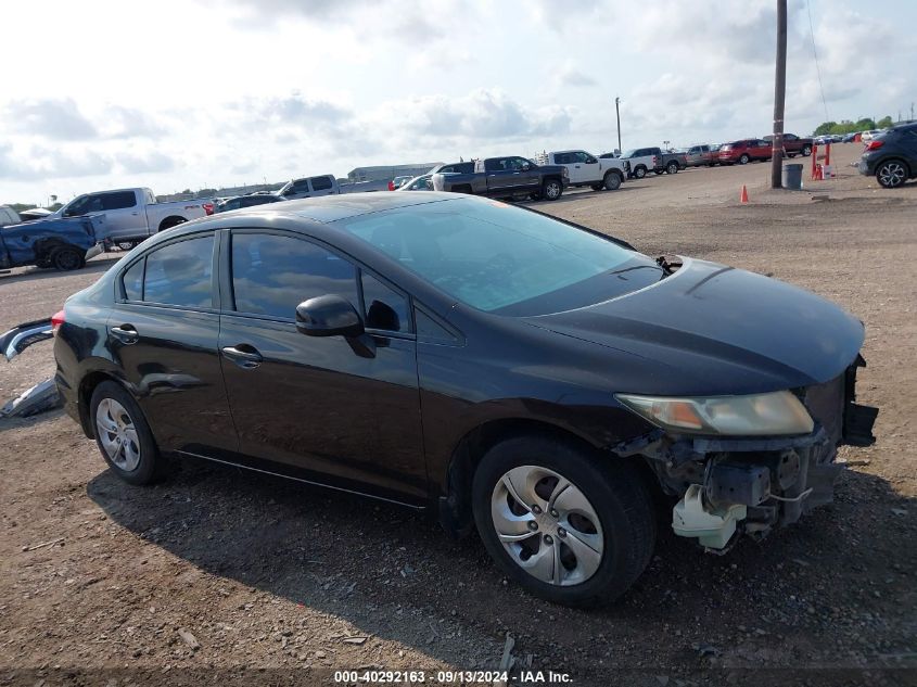 2013 Honda Civic Lx VIN: 2HGFB2F52DH552346 Lot: 40292163