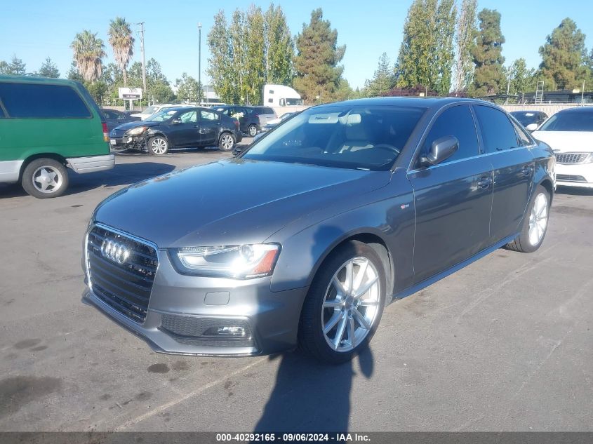 2014 Audi A4 2.0T Premium VIN: WAUEFAFL1EN041692 Lot: 40292165