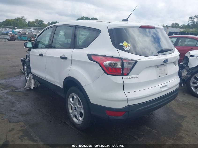 2017 Ford Escape S VIN: 1FMCU0F78HUA51185 Lot: 40292208