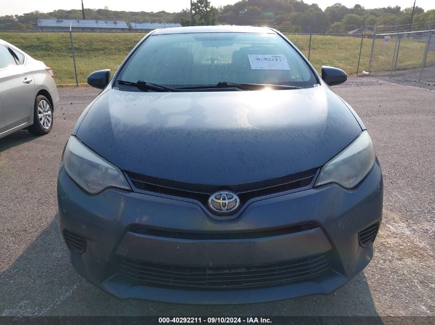 2015 Toyota Corolla L/Le/Le Pls/Prm/S/S Pls VIN: 2T1BURHE4FC334192 Lot: 40292211