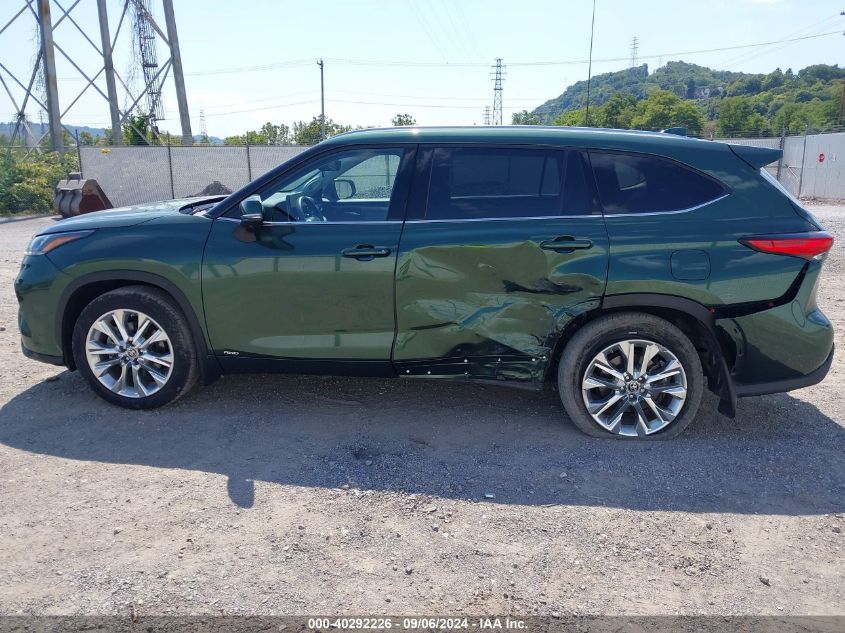 2023 Toyota Highlander Hybrid Limited VIN: 5TDXBRCH0PS585331 Lot: 40292226