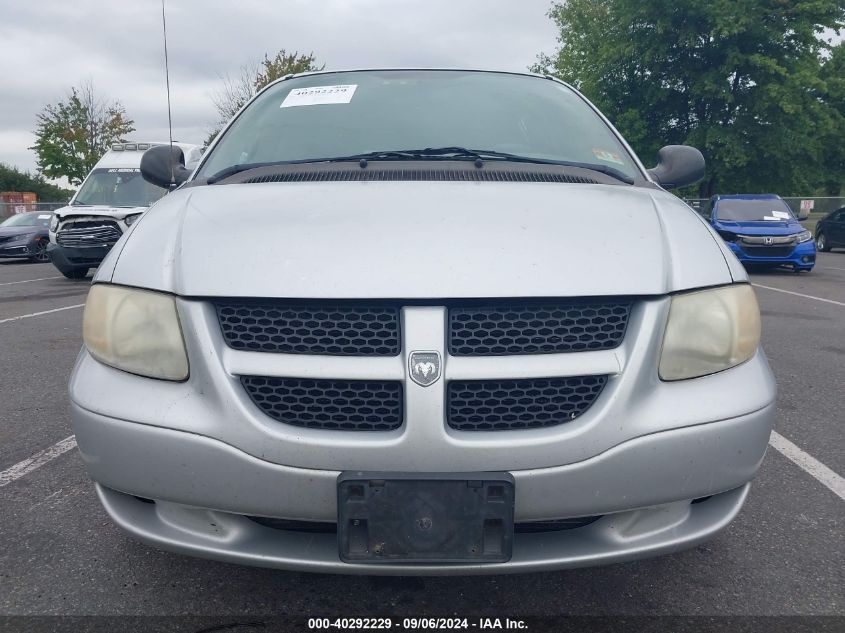 2003 Dodge Grand Caravan Se VIN: 1D4GP24363B112484 Lot: 40292229