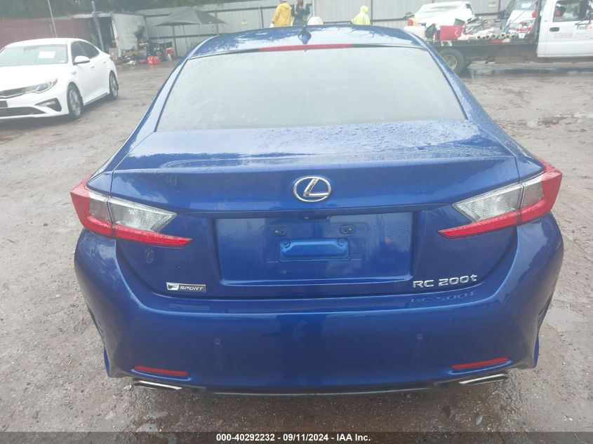 JTHHA5BC7G5004319 2016 Lexus Rc 200T