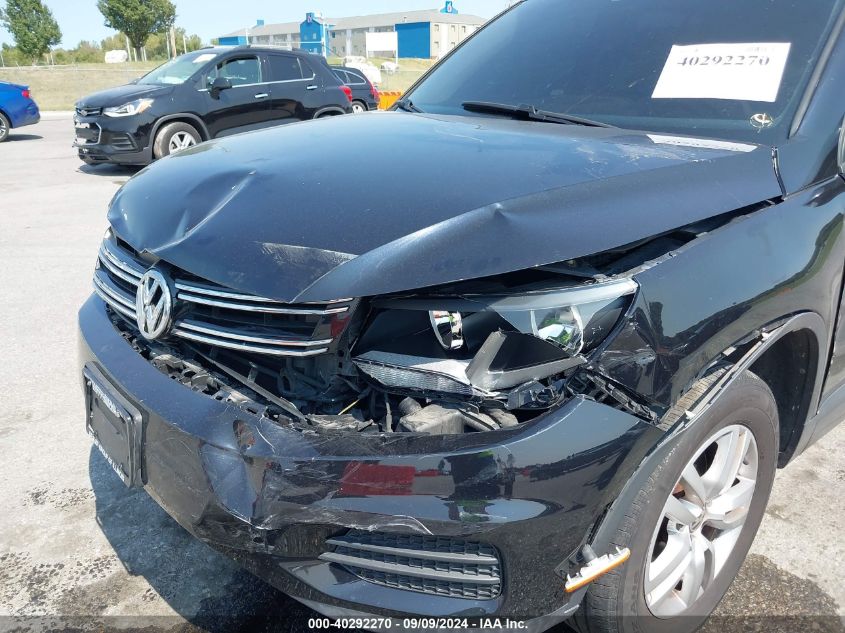 2016 Volkswagen Tiguan S VIN: WVGBV7AX0GW576866 Lot: 40292270